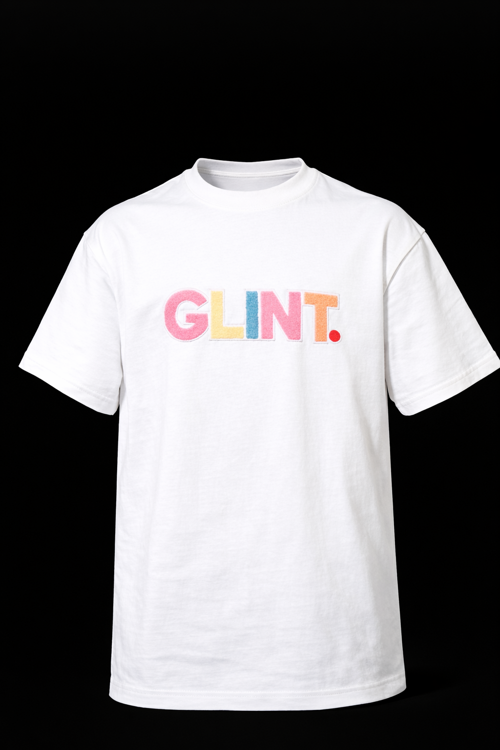 White Patch Round Neck (Short Sleeve)